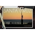thumbnail image 3 of Santa Cruz, California, The Surfer (12x18 Wall Art Poster, Room Decor), 3 of 3