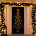 thumbnail image 3 of Christmas Door Decorations and Home Decorations Curtain Door Cover Scene Layout Background Holiday, 3 of 7