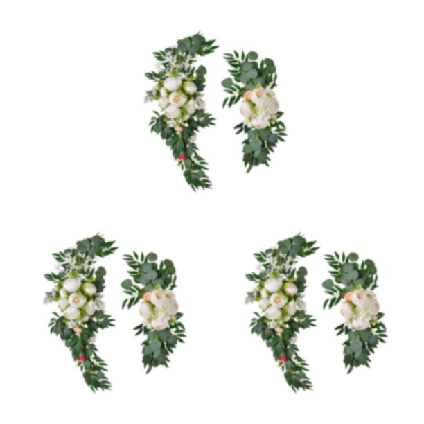 Kit de flores artificiales Matsuzay Decoración de puerta 80cm