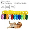 thumbnail image 2 of Pet Dog Training Clicker Portable With Wrist Strap 2 In 1 Lightweight Pet Dog Trainer Aid Guide Whistle Dog Products, 2 of 5
