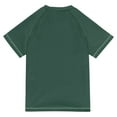 thumbnail image 6 of FORMRS Boys Rash Guard with Short Sleeves UPF 50+ Swim Shirts Sizes 3-12T, Green Christmas Gingerbread, 6 of 6