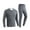 Grey, variant on Men's 30 Heating Thermal Underwear Thickened Cold Body Heating Set Tuxedo Tux Inflatable