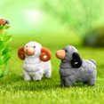 thumbnail image 7 of Yesbay Animal Figurine Sweet Expression DIY Injection Molding Mini Desktop Animal Sheep Ornament Dollhouse Supplies, 7 of 7