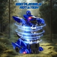 thumbnail image 7 of Allaugh 2.4Ghz Remote Control Car Robot Dinosaur Transform RC Cars with 360 °Rotation One Button Deformation Car Toy Gifts for Boys Age 4-7 8-12, 7 of 7