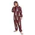thumbnail image 5 of Soft Big Kids Onesie Pajamas Cozy Loose-Fit Jumpsuits for kids with Pockets for Christmas Lounge & Play Cute Penguin Pattern, 5 of 8