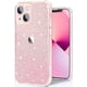 thumbnail image 1 of Compatible con iPhone 13 Funda transparente con purpurina brillante y brillante a prueba de golpes, protectora linda y delgada, para mujeres y niñas, 6,1 pulgadas, 1 of 7