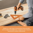 thumbnail image 3 of Triangle Carpenter Square Ruler, Multifunctional Perfect Insulating Properties 40x23cm Woodworking Triangle Ruler Accurate Measuring Scale  for Modeling, 3 of 7