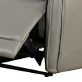 thumbnail image 4 of Benjara Sily Power Reclining Loveseat- Gray Faux Leather- 57 Inch- USB Ports, 4 of 9