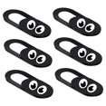 thumbnail image 4 of TEHAUX 6PCS Webcam Privacy Protector Black ABS Rectangular For Laptop Everyday Use, 4 of 8