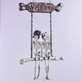 thumbnail image 5 of Halloween Skeletons,Full Body Poseable Skeleton, Scary Simulation Realistic Mini Bride & Groom Skeletons For Haunted House Bar Party Home Decor, 5 of 6