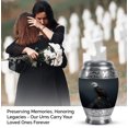 thumbnail image 4 of JAGASY Eagle Urn for Men - Black Small Urn for Ashes Adult Male - Black Rock Urns for Human Ashes Keepsake - Handmade Cremation Urns for Mom & Dad - (3 Inch), 4 of 7