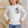thumbnail image 3 of Ropa para niños de 8 a 14 años, linda camiseta de otoño 2023, informal, con estampado de manga larga, camisetas blancas de moda, ropa para niñas, 3 of 5