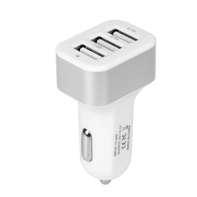Cargador De Coche Universal De 3 Puertos Usb 12V 5.1A Cargador De Vehículo Para Iphone 5 6S Más Ipad Samsung Galaxy S4 S5 Tablet Sweethay VI008923-00