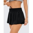 thumbnail image 5 of CRZ YOGA 2 in 1 Flowy Running Shorts for Women High Waisted Athletic Skorts, 5 of 6
