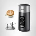 thumbnail image 2 of DREO Milk Frother, 8-in-1 Electric Stainless Steel Frother for Latte Art Microfoam and Coffee, 9oz/270ml Warm and Cold Foam Automatic Frothers, LED,, 2 of 9