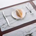 thumbnail image 2 of 2PCS Marble Grain Placemat Household Table Pad Insulation Placemat Table Decoration, 2 of 5