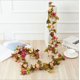 thumbnail image 1 of Ratán de peonía artificial al por mayor de ratán de flores decorativas en el ático de la casa de familia, tubería de agua de aire acondicionado enrollando una pequeña enredadera de rosas (3 peonías de otoño-rosa roja) ER, 1 of 4