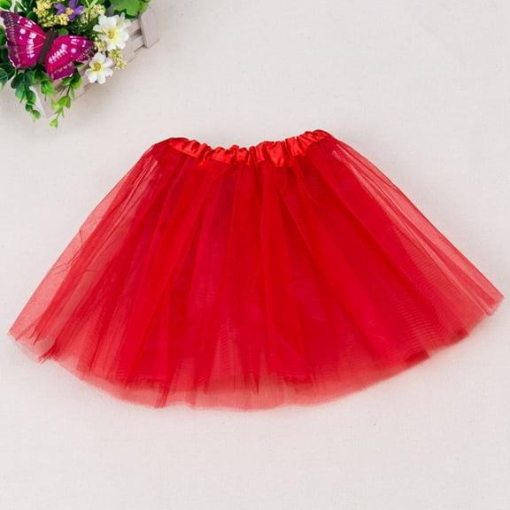 YOUSNH Womens Fashion Holiday Party Fashion Skirt Skirt Skirt TUTU Birthday Cake Skirt Puffy Skirt Women Skirt Red One Size