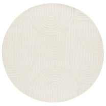 SAFAVIEH Southampton Katie Geometric Area Rug, Ivory, 6' x 6' Round