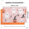 thumbnail image 6 of Yayeee Doormat for Indoor Entrance 32" x 20" Non Slippery Floor Rug, Pink Halloween Ghosts, 6 of 8
