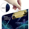 thumbnail image 4 of FMSHPON Dragonfly Clipboard Hardboard Wood Nursing Clip Board and Pull for Standard A4 Letter 13x9 inches, 4 of 7