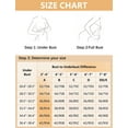 thumbnail image 6 of Aivtalk Womens Underwire Bra Push Up Lace Up Minimizer Bralettes Full Coverage Plus Size Adjustable Straps Cleavage Bra Everyday T-Shirt Brassiere Nude 36/80C, 6 of 6