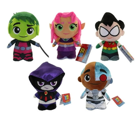 Funko SuperCute Plushies - Teen Titans GO! - SET OF 5