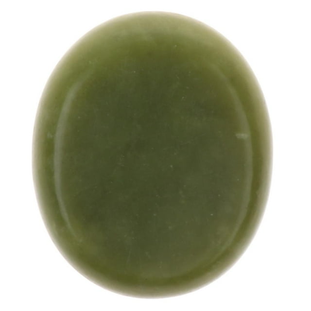 TISHITA Pierres de Massage Jade Naturelles pour Visage et Corps, Spa 5x6cm