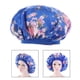 thumbnail image 3 of Gorro de dormir de satén para Mujer Sunnimix capota de satén Rosa Sobre azul, 3 of 8