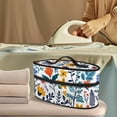 thumbnail image 2 of HELLHERO Handheld Steamer Iron Storage Case Floral, Protective Iron Accessories Portable Travel Steamer Storage Bag Holder Organizer(Bag Only), 2 of 6
