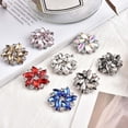 thumbnail image 2 of 2Pcs Elegant Rhinestone Shoe Clips Shoes Jewelry Decoration Wedding Crystal Shoe Buckle Heels Flower Decorative Removable for Sandals , White, 2 of 8