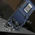 thumbnail image 3 of For Motorola Razr 2023 OPTIMUM Magnetic Ring Stand Hybrid Case Cover - Blue, 3 of 5