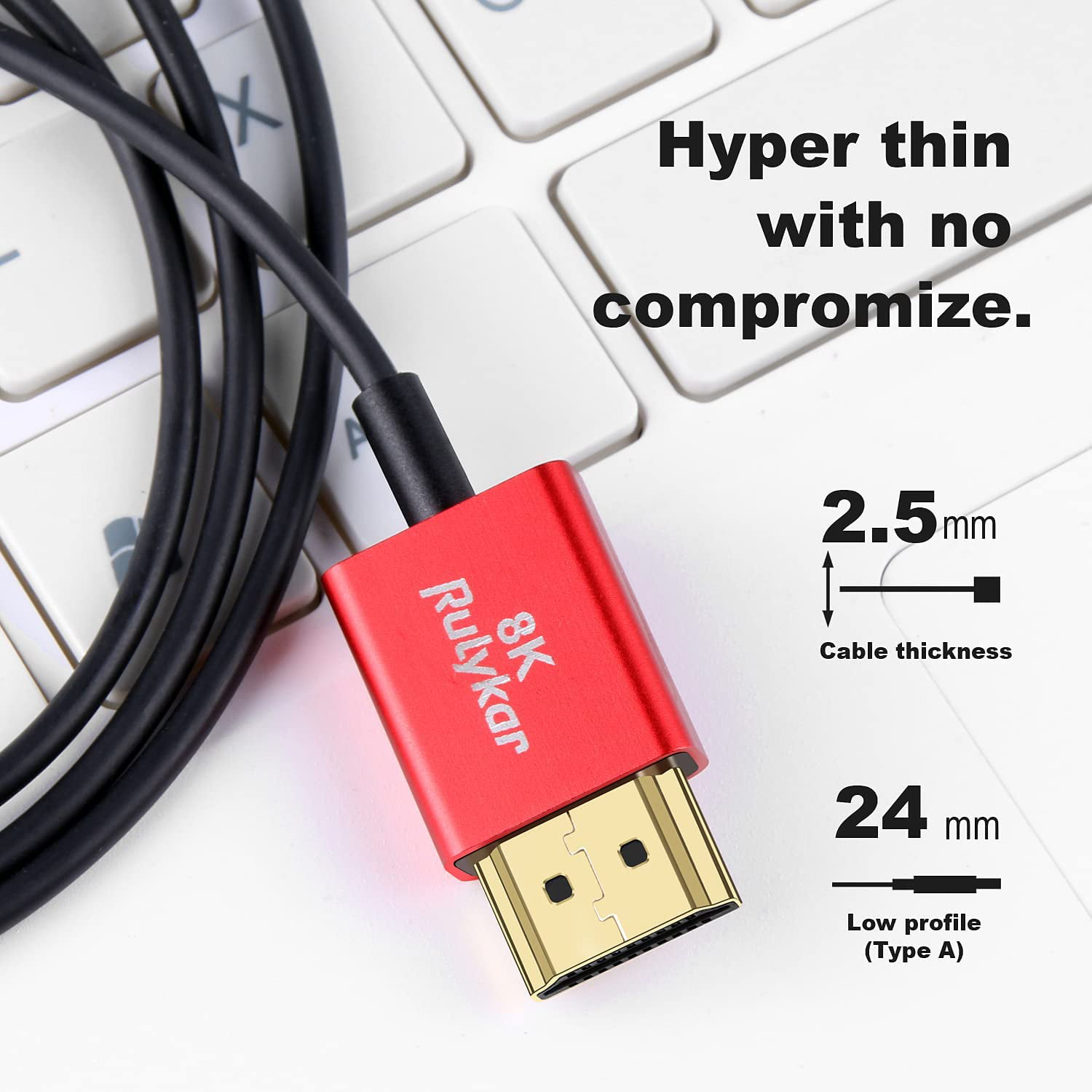  PNGKNYOCN Cable micro HDMI a HDMI corto de 8 K, ángulo recto de  90 grados, 1 pie/0.3 M, ultra alta velocidad, 48 Gbps, micro HDMI macho a  HDMI macho, compatible con