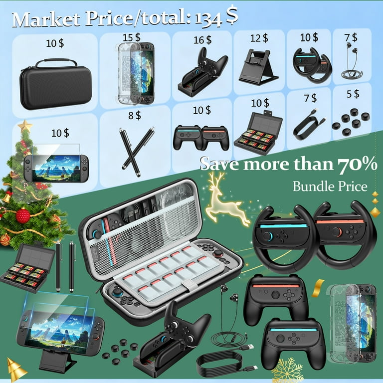 Switch 2 Accessories Compatible with Nintendo Switch 2, Gift Kit