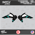 thumbnail image 4 of Kalair GFX Graphics Kit for Husqvarna Enduro 4-STORKE FE350,FE450 and FE501 (2020-2023) Twitch Series, 4 of 5