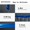 thumbnail image 4 of MISSION Cooling DuoMax Towel Dual Sided Sports Towel, Black, 4 of 7