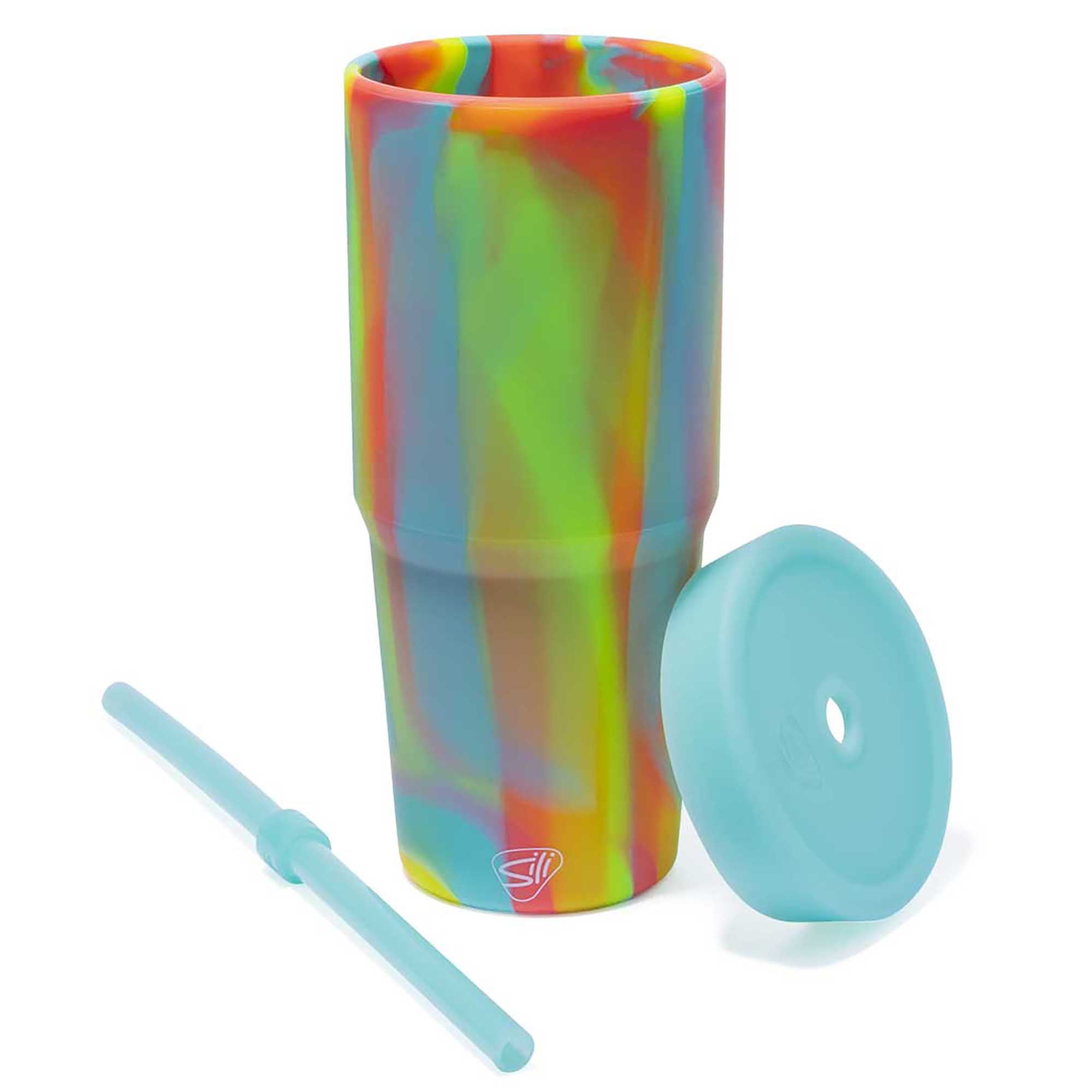 32oz SiliPint Cup with Lid & Straw – Jekyll Island Online Store