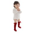 thumbnail image 5 of Kiapeise Baby Socks, Solid Color Cotton Socks Cute Breathable Long Tube Socks for Girls 0-7 Years, 5 of 5