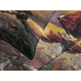 thumbnail image 4 of Ambesonne Yellow Orange Quilted Bedspread Set 3 Pcs, Cruise Ship Sun, Queen Size, Yellow Orange, 4 of 5