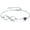Sterling Silver-02-Feb., variant on Infinity Heart Birthstone Charm Link Bracelet for Women 925 Sterling Silver Adjustable Mother's Day Gift Anniversary Birthday Jewelry for Wife Girlfriend Her