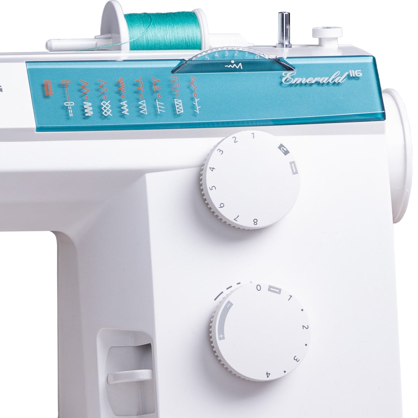 Husqvarna Viking Emerald 116 Sewing Machine with 16 Stitches & 1-Step Buttonhole