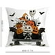 thumbnail image 3 of Funda de Almohada con Estampado de Halloween, Funda de Cojín Decorativa con Diseño de Murciélagos y Camión Fantasma de Halloween, 3 of 5