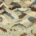 thumbnail image 1 of Ahgly Company Tapis d'Intérieur Lavable en Machine Carré Abstrait Marron, 3 Pieds Carré, 1 of 7