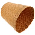 thumbnail image 5 of Woven Bamboo Waste Basket Handmade Lightweight Storage Holder for Home Organization and Trash, 5 of 5