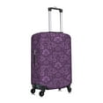 thumbnail image 3 of Balery Luggage Cover Retro Florals Purple Print Suitcase Covers for Luggage Elastic Washable Suitcase Protector Fits 18-32 Inch Luggage-X-Large, 3 of 9