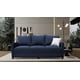 thumbnail image 2 of Sala Modular 3-2 El Bazar Store Atlanta Lino nacional Azul Marino Sofá Love seat, 2 of 6
