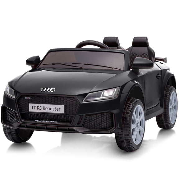 Licensed Audi 6V Electric Car for Kids, , Toddler Ride on Toy Car with Remote & Bluetooth,Black
