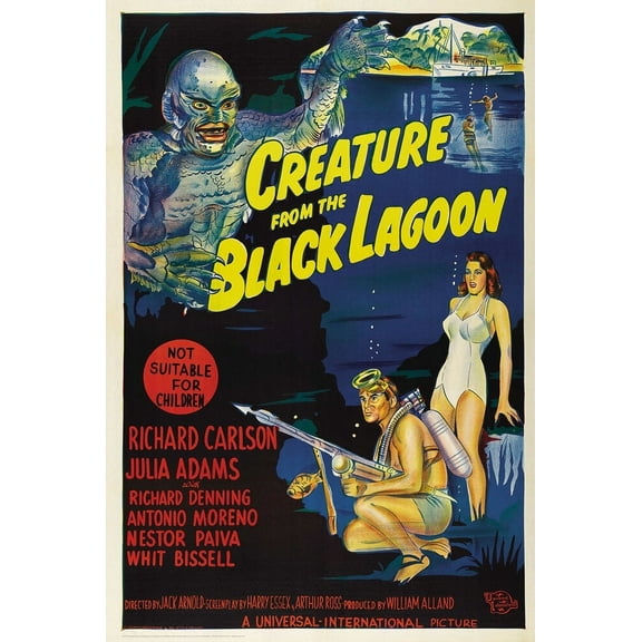 Creature from the Black Lagoon Poster 24" x 36"