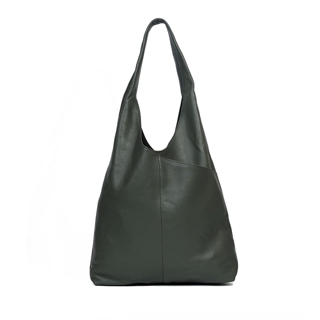 Bolso de mano Komals Passion Leather V Shape Tote cuero para mujer tipo hobo