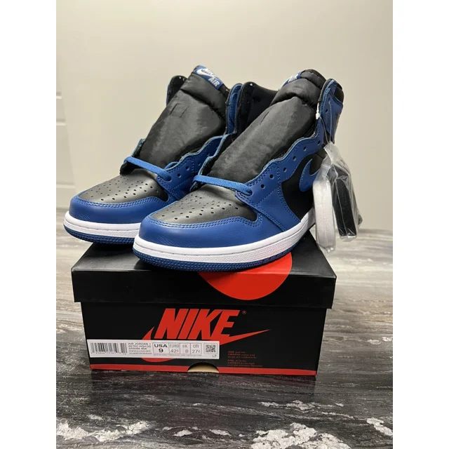 Size 9 - Jo r-dan 1 Retro High OG Dark Marina Blue 2022